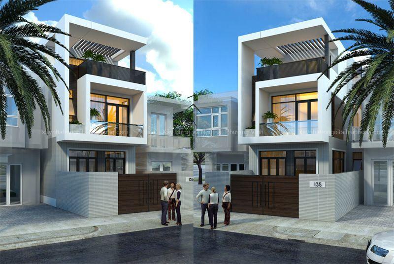 Mẫu thiết kế nhà 3 tầng đẹp